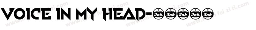 Voice In My Head字体转换
